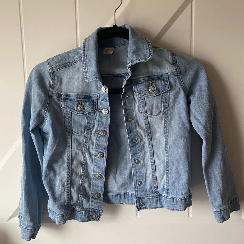Girls soft denim jacket